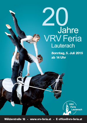 Einladung zur Feier “20 Jahre VRV Feria Lauterach”