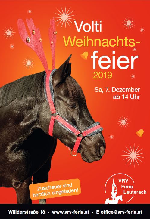 Einladung zur Weihnachtsfeier 2019